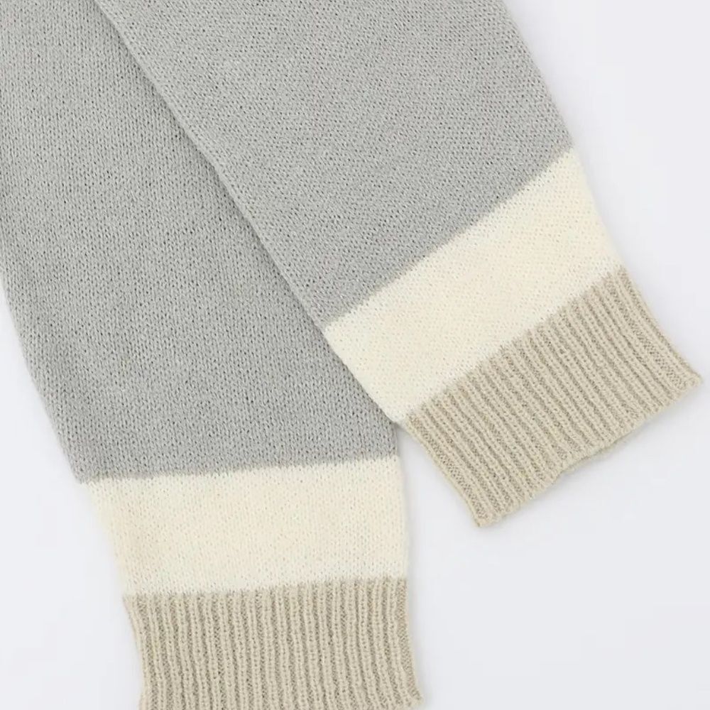 Cardigan Color-Block Long Sleeve Open Front Cardi… - image 5